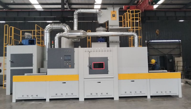 澄迈工件喷砂不均匀？一台自动喷砂机就能解决